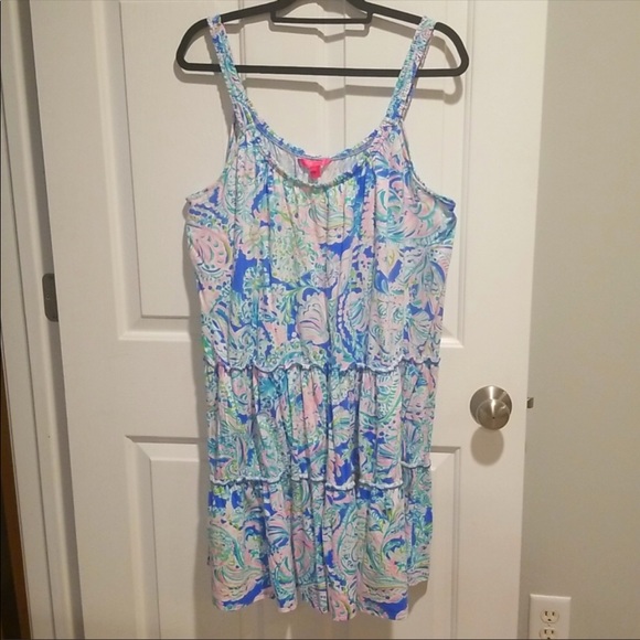 Lilly Pulitzer Loro Dress - Size XL - Like New - Picture 1 of 2